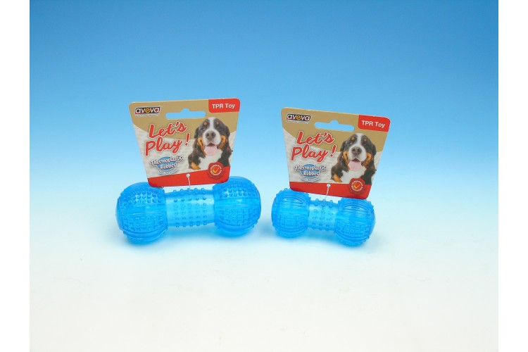 TPR Multi-Textures Squeaky Dumbbell