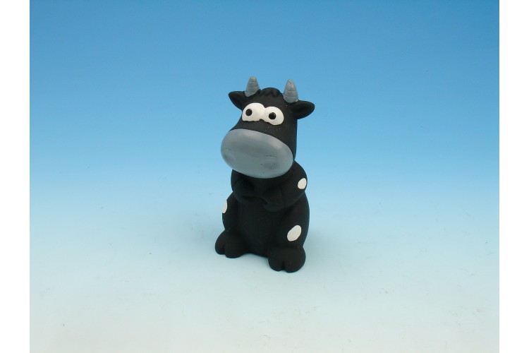 LX/1761TG Latex Squeaky Standing Cow - 11.5cm