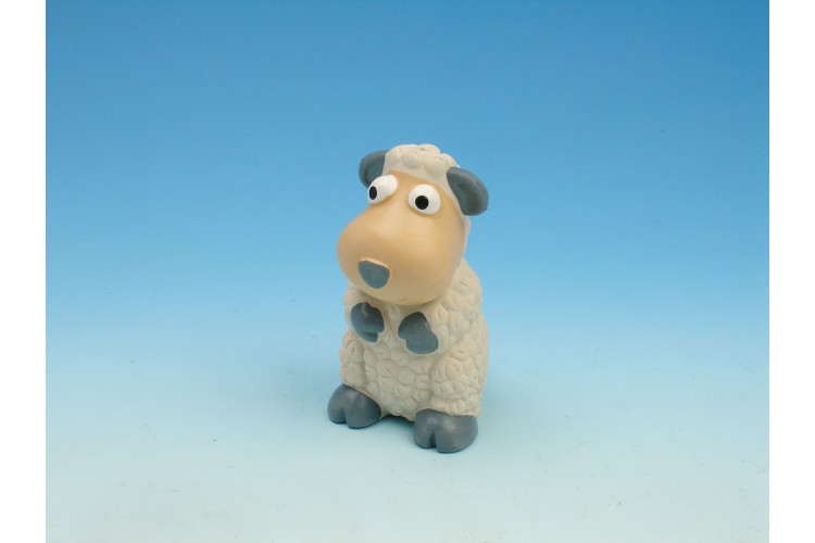 LX/1762TG Latex Squeaky Standing Sheep - 11.5cm