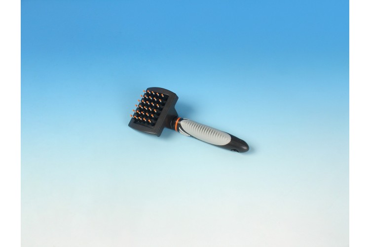 GP/3058SBC Plastic Pins Slicker Grooming Brush with Color Tips (Mini)
